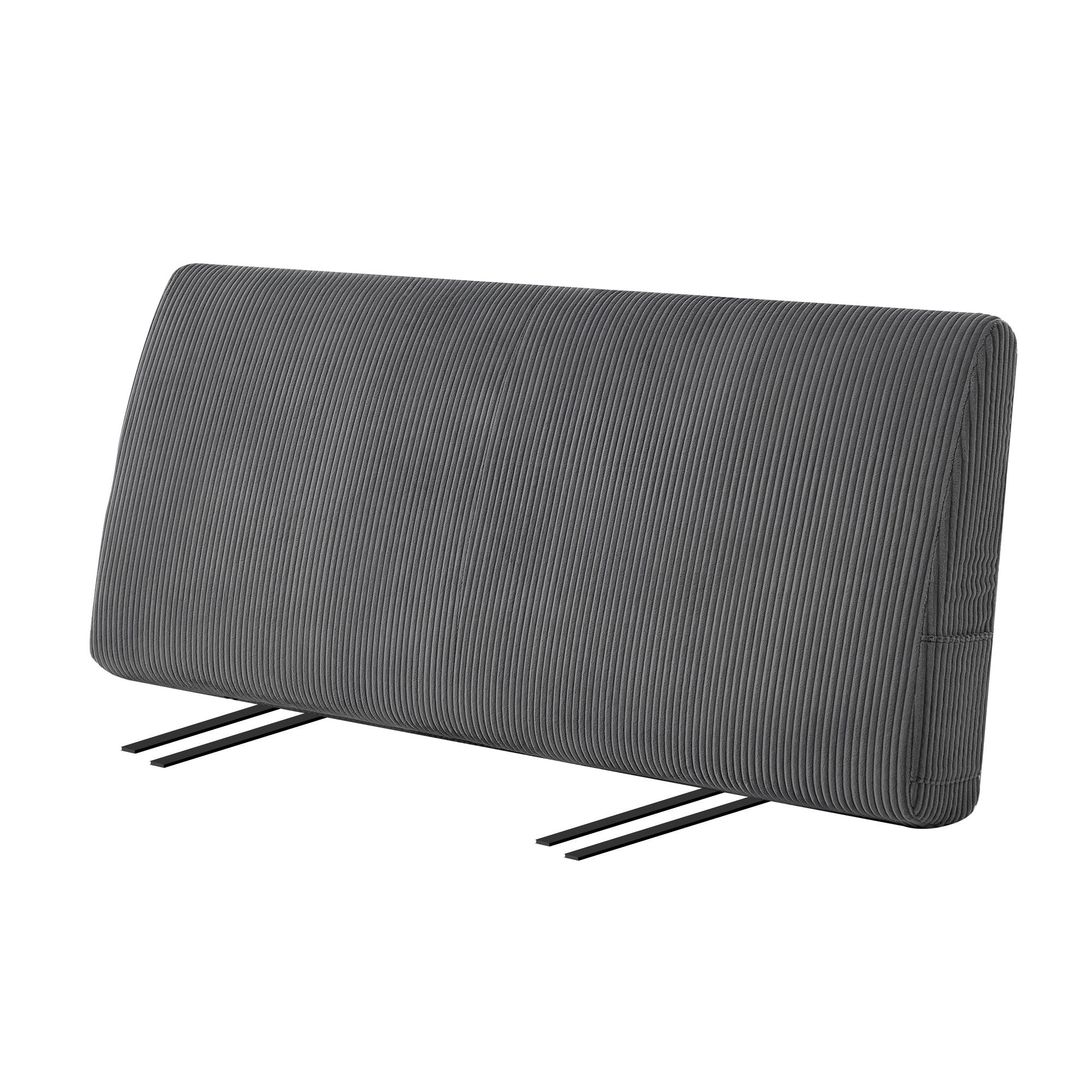 JONPONY Simple Upholstered Headboard for Queen Size Bed, Height Adjustable and Ergonomic Headboard,Easy Assemble, Sturdy and Durable,Grey