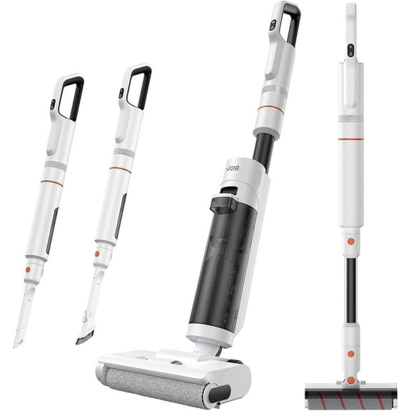 JONR ED20 Pro 4-in-1 Cordless Wet Dry Vacuum Cleaner, 17000 Pa Vacuum Suction Power, Self-Cleaning and Automatic Drying with One Click
