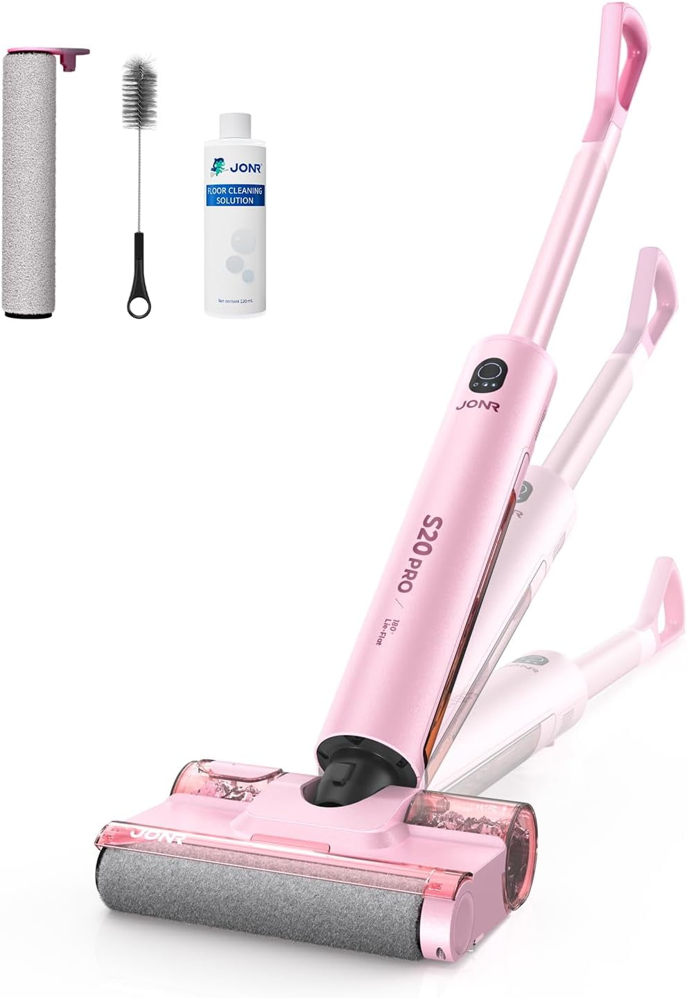 JONR S20 Pro 180° Lay Flat Wet Dry Vacuum Cleaner with Smart Adjusting Suction, for Pet Hair