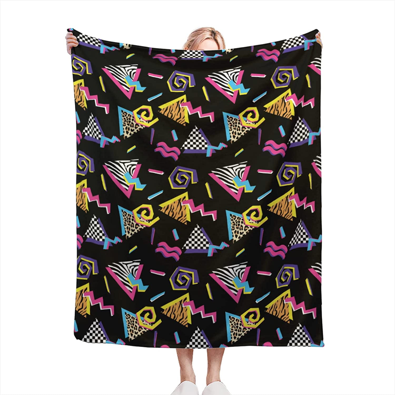 JOOCAR 50s 90s Blankets for Adults, Travel Blanket, car Blanket Super