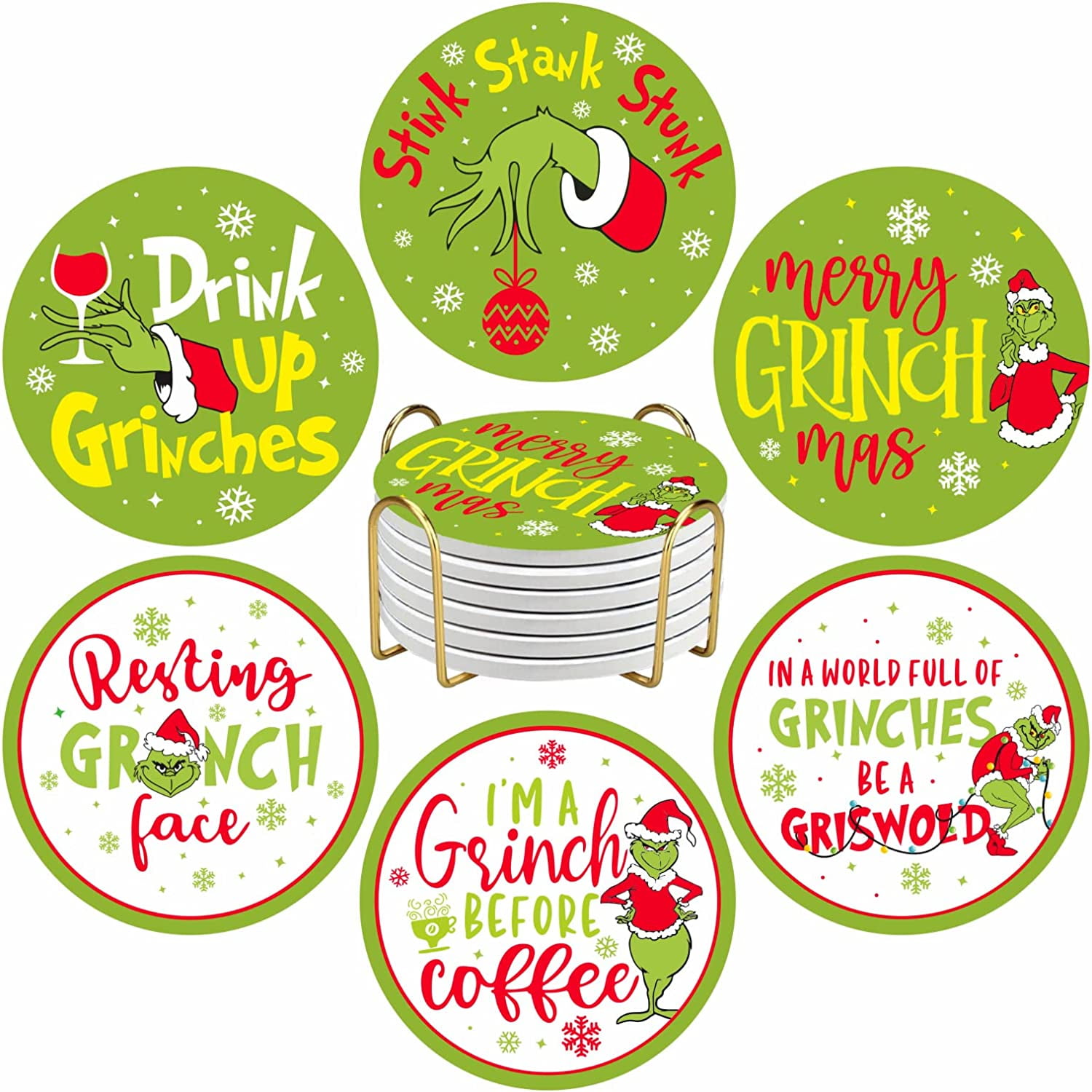 https://i5.walmartimages.com/seo/JOOCAR-Christmas-Coasters-Fun-Green-Christmas-Grinch-for-Home-Kitchen-Table-Bar-Decor-Housewarming-Gift-Coasters-Set-of-6_0a211d75-44aa-4e1f-8f2f-0cc7880db03e.073ab45a54a708f7d8a03be23860bd77.jpeg