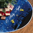 thumbnail image 1 of JOOCAR Christmas Tree Skirt, 32 Inch Blue Black Night Jesus Nativity Snow Angel Christmas Tree Skirt for Christmas Tree Decoration Home Christmas Party Decoration, 1 of 5