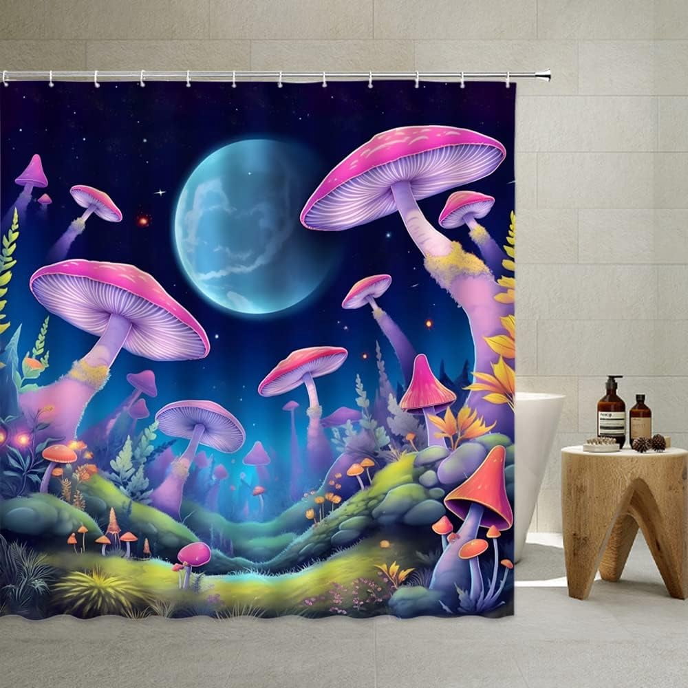 Enchanted Mushrooms Shower Curtain NCU0DDK2397 main image 1