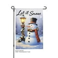 thumbnail image 1 of JOOCAR Let It Snow Snowman Garden Flag for Winter Christmas Home Outdoor Garden Yard Door Decor 12x18 inch, 1 of 5