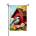 thumbnail image 1 of JOOCAR Linen Garden Flag with Chickadee and Birdhouse for Spring Summer Home Outdoor Garden Yard Door Decor 12x18 inch, 1 of 5