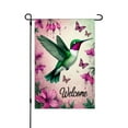 thumbnail image 1 of JOOCAR Linen Garden Flag with Hummingbird and Butterflies for Spring Summer Home Outdoor Garden Yard Door Decor 12x18 inch, 1 of 5