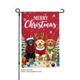 thumbnail image 1 of JOOCAR Merry Christmas Dogs Garden Flag for Winter Christmas Home Outdoor Garden Yard Door Decor 12x18 inch, 1 of 5