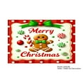 thumbnail image 1 of JOOCAR Merry Christmas Gingerbread Man Holiday Design Linen Table Mats Set of 4 for Home Kitchen Table Decor 12x18 inch, 1 of 5