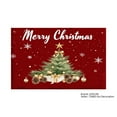 thumbnail image 1 of JOOCAR Merry Christmas Tree Holiday Design Linen Table Mats Set of 4 for Home Kitchen Table Decor 12x18 inch, 1 of 5