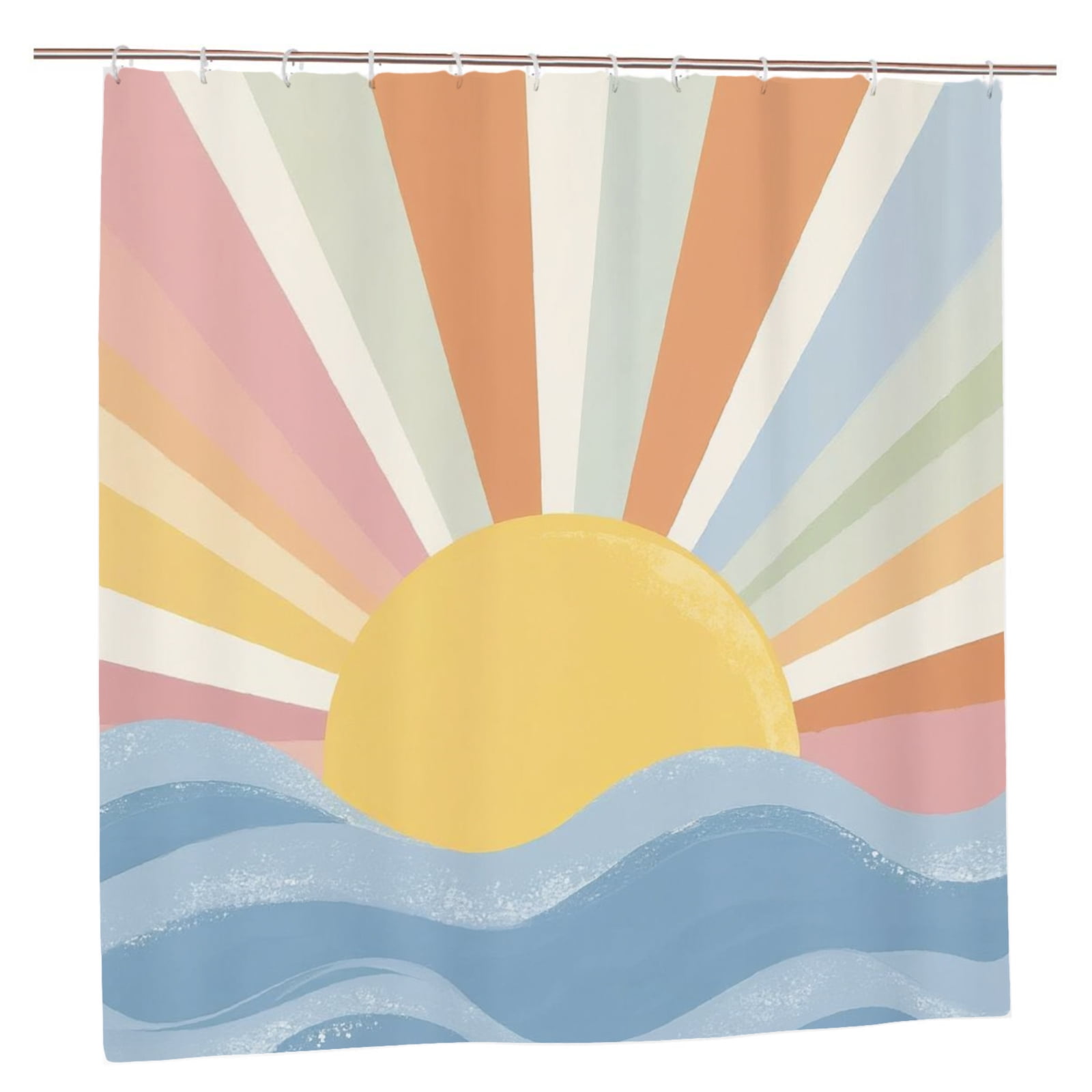 Desert Sunburst Shower Curtain GFTOTP17342