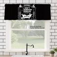 thumbnail image 1 of JOOCAR Polyester Window Valance Curtain with Don't Summon Demons Graphic for Home Kitchen Living Room Bedroom Bathroom Decor 54x18 inch, 1 of 5