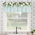thumbnail image 1 of JOOCAR Road Pocket Polyester Window Valance Curtain for Indoor Living Room Bedroom Kitchen Decoration 54x18 inch, 1 of 4