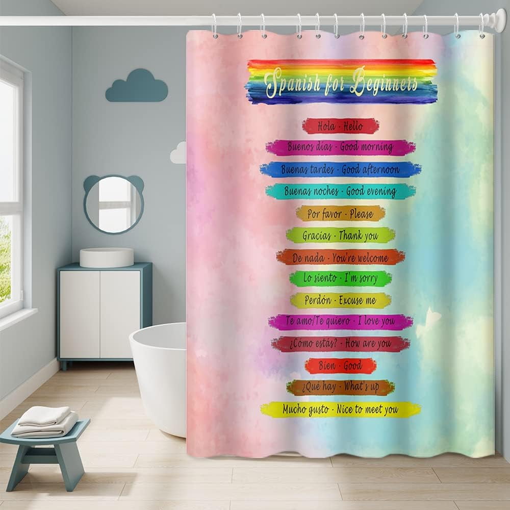 Languages Shower Curtains for Sale