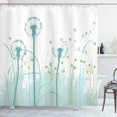 thumbnail image 1 of JOOCAR Spring Shower Curtain, Silhouette Dandelion Floral Foliage Seasonal Blooms Botany Eco Illustration,with Hooks,72x72 inch, Khaki Green, 1 of 6