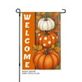 thumbnail image 1 of JOOCAR Welcome Pumpkin Linen Garden Flag for Fall Autumn Home Outdoor Garden Yard Door Decor 12x18 inch, 1 of 4
