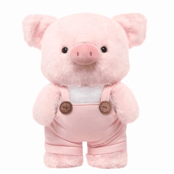 JOOKI Overalls Series Plush Toys - Kawaii Pig Plush Doll Soft Sleeping Pillow Companion Animal Plush toys Stuffed Animal Plush Simulated Animals Plush Dolls for Christmas Easter Birthday Gifts