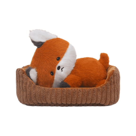 JOOKI Walkover Series Plush Toys - Kawaii Fox Plush Toys Soft Stuffed Animal Plush Dolls Sleeping Pillows Companion Dolls Christmas Gifts Easter Gifts Birthday Gifts