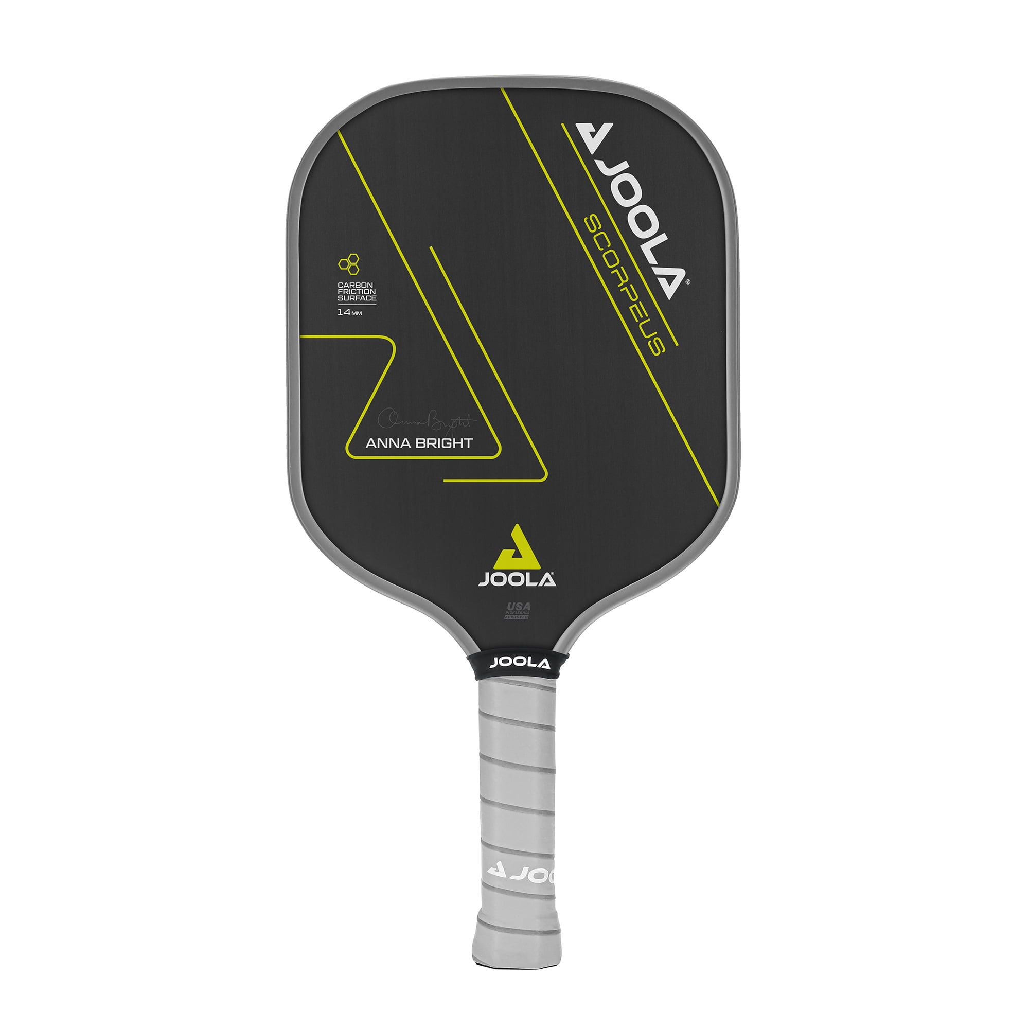 JOOLA Anna Bright Scorpeus CFS 14mm Pickleball Paddle, Black