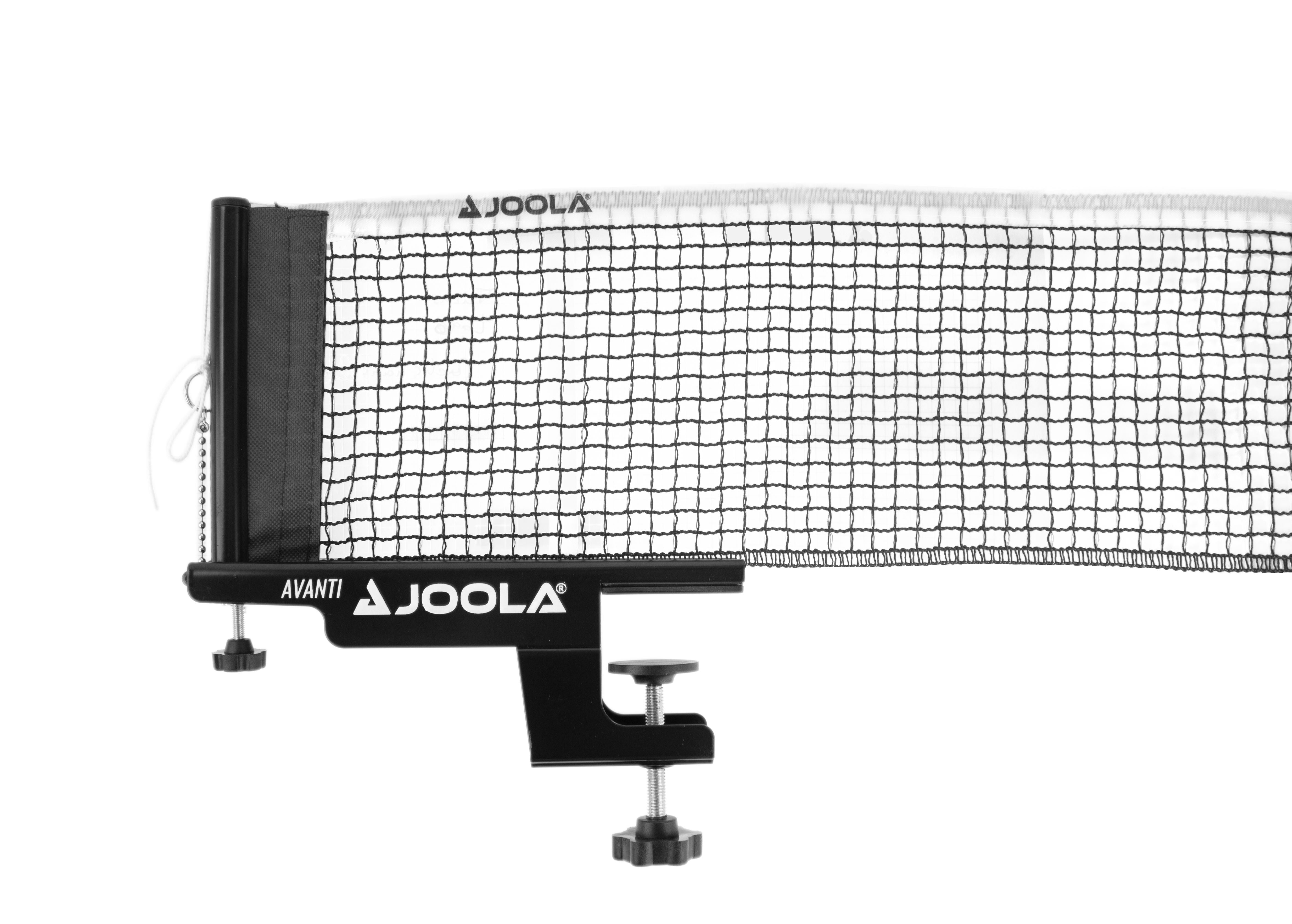 JOOLA Avanti Table Tennis Net and Post Set, Black