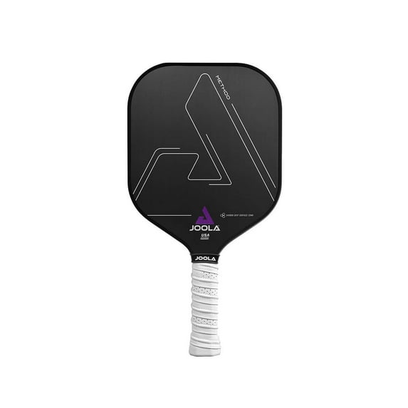 JOOLA Method CGS 12mm Pickleball Paddle, Black, 4" Slim Grip Circumference, Pro Racket