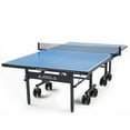 thumbnail image 1 of JOOLA Nova Plus All-Weather Table Tennis Table with Ping Pong Net Set, Size 9' x 5', Blue, 1 of 7