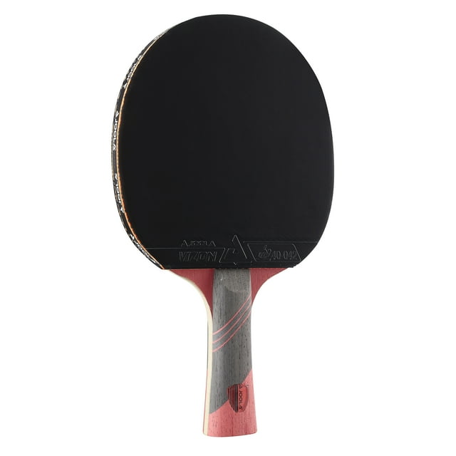 JOOLA Omega Speed Table Tennis Racket, Flared Handle, Red, Lightweight, 17.7" Length
