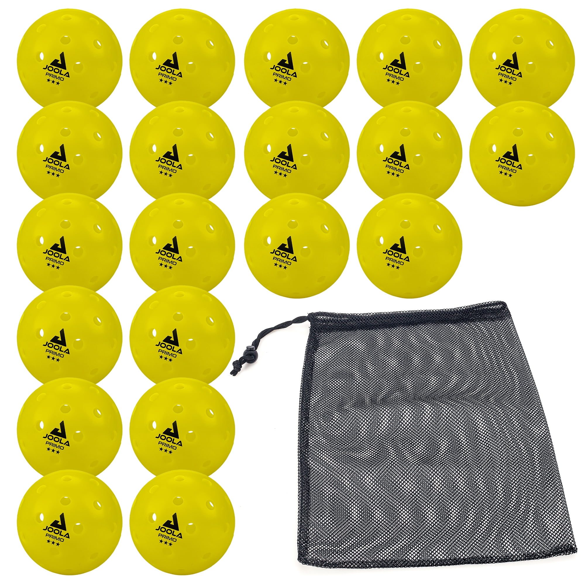 JOOLA Primo Pickleball Balls, 20 Pack, Indoor/Outdoor Pickleball Balls