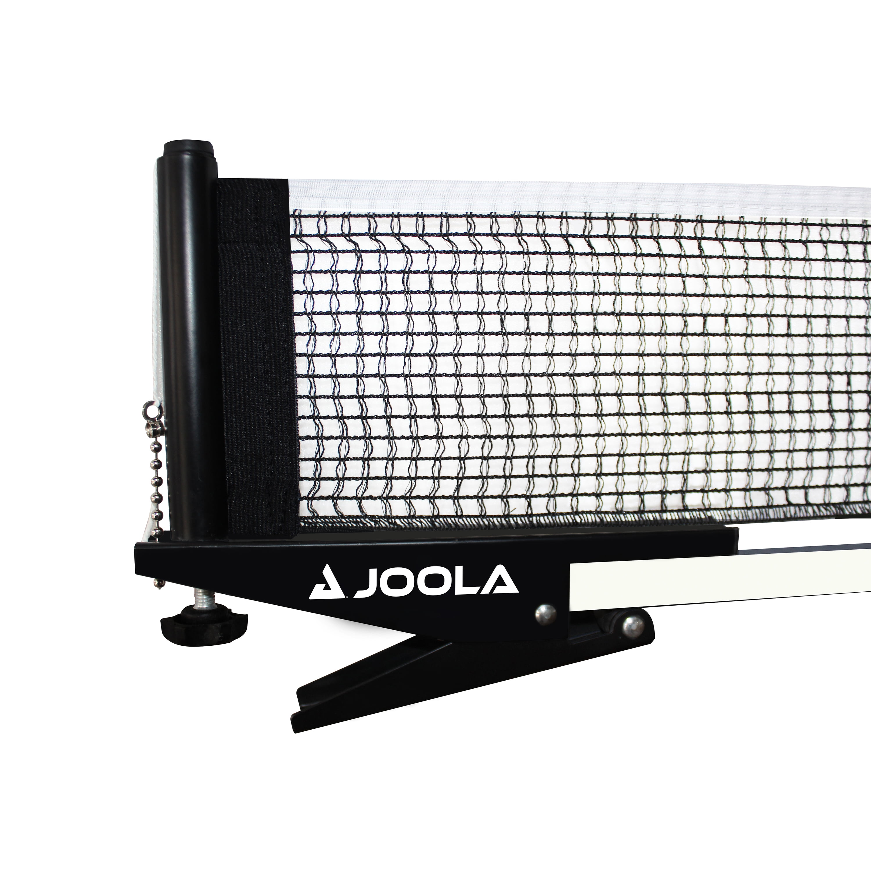 JOOLA Regulation Inside Table Tennis Spring Clamp Net Set, Black
