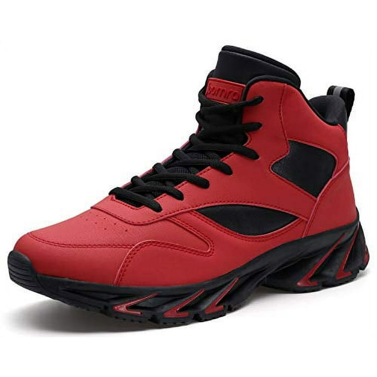 JOOMRA Mens Basketball Shoes for Walking Winter Ankle Boots