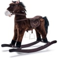thumbnail image 1 of JOON Rocking Horse Pony, Dark Brown, 1 of 7