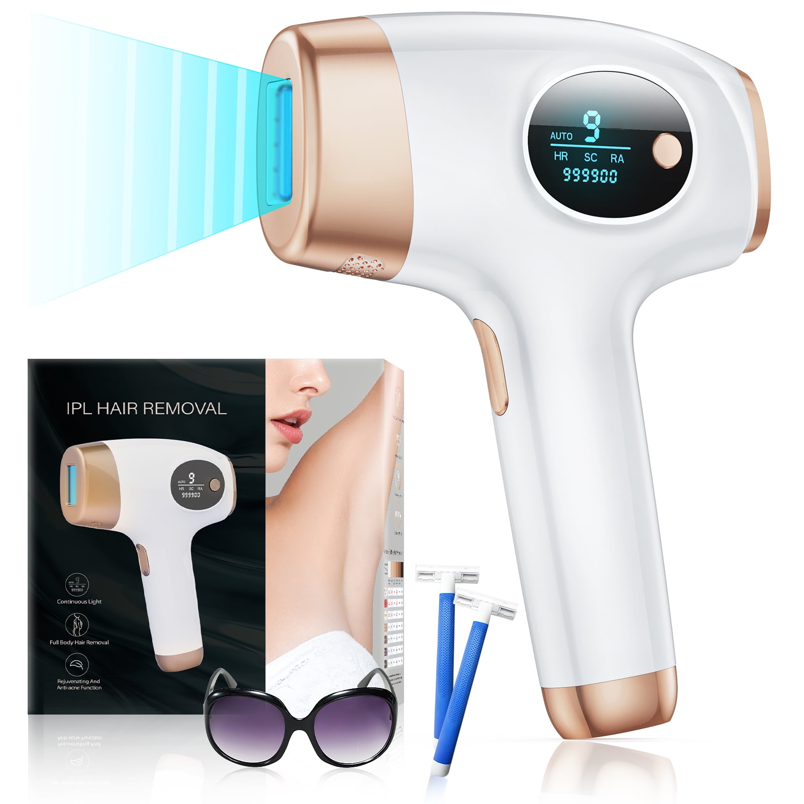 JOOYEE IPL Laser Portable Epilator Machine, Home Remover for JOOYEE IPL Laser Portable Epilator Machine, Home Remover for