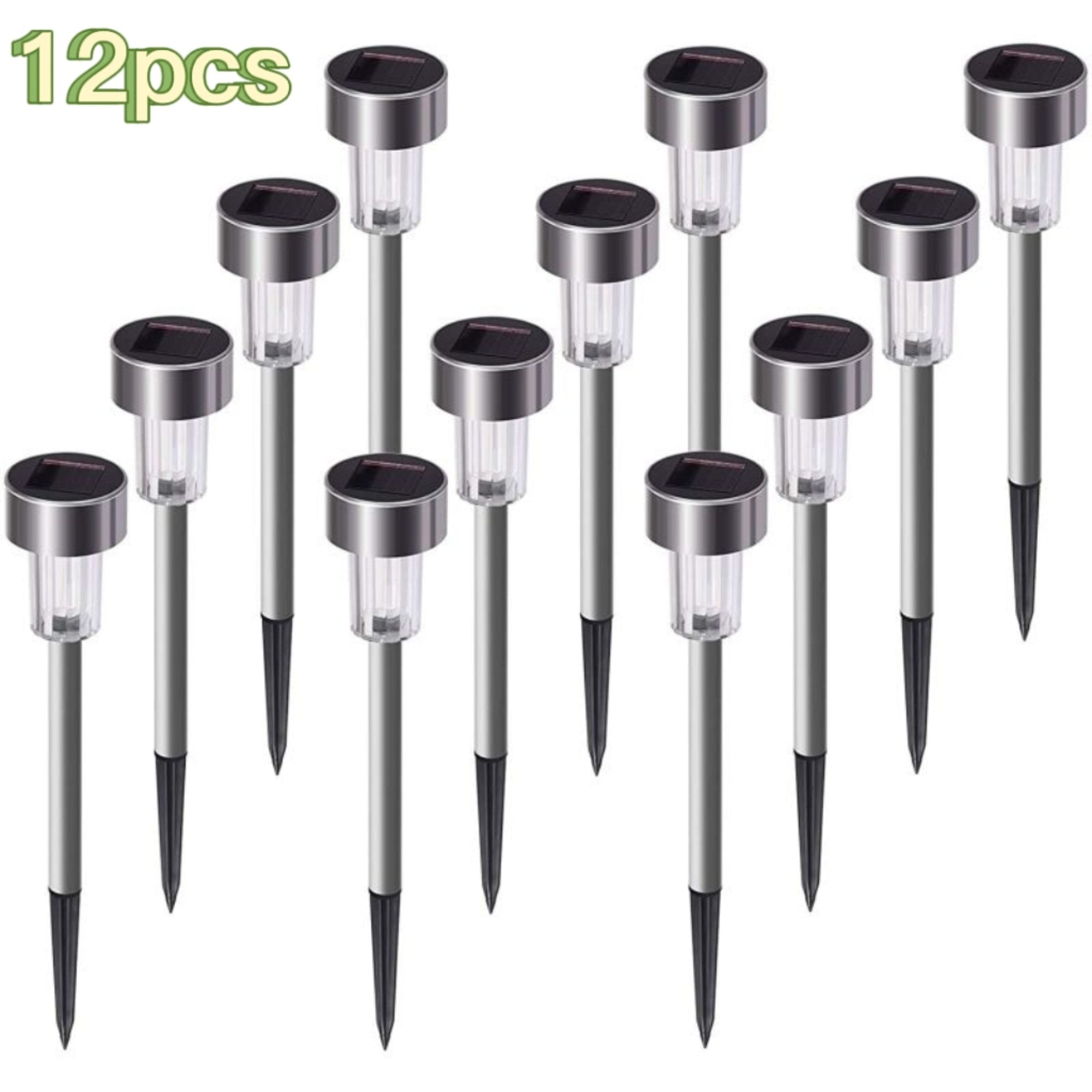 JOPESO 12Pack Clearance Solar Lights Outdoor Solar Landscape Lights