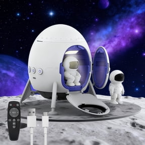 JOPESO Astronaut Galaxy Projector Night Light Star Projector with Timer,Remote and Bluetooth, LED Night Light Kids Room Decor