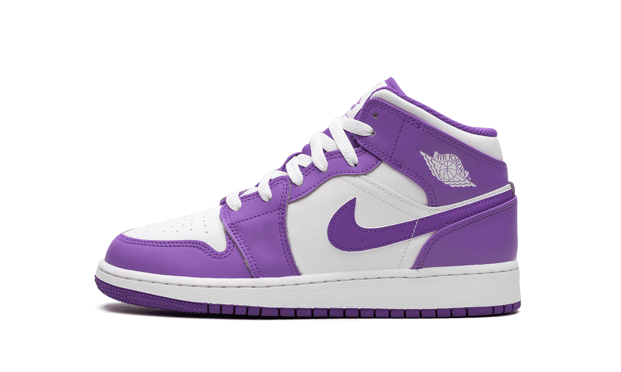 靴 Nike GS Air Jordan 1 Mid Violet JORDAN GRADE SCHOOL AIR JORDAN 1 MID GS 