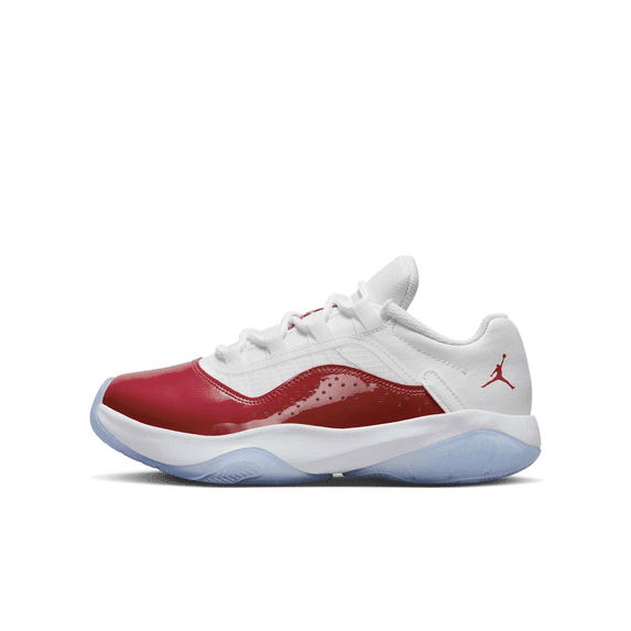JORDAN GRADE SCHOOL AIR JORDAN RETRO 11 CMFT LOW GS "White Black Gym Red" CZ0907 116 CZ0907 116 from Stadium Goods