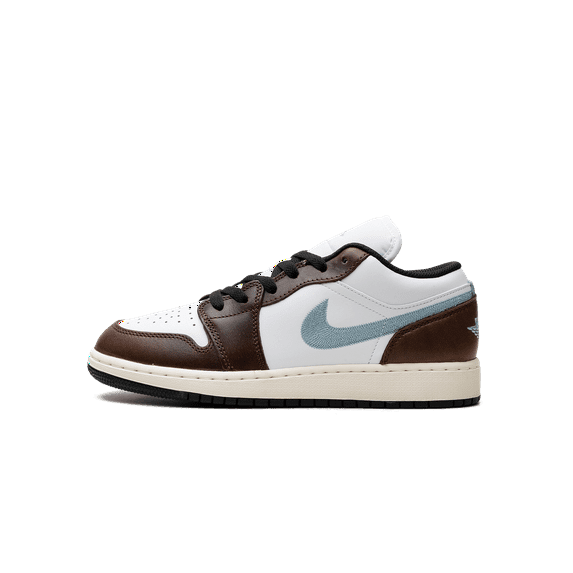 JORDAN GRADE SCHOOL Air Jordan 1 Low GS "Brown White Blue" FQ8156 142 from Stadium Goods
