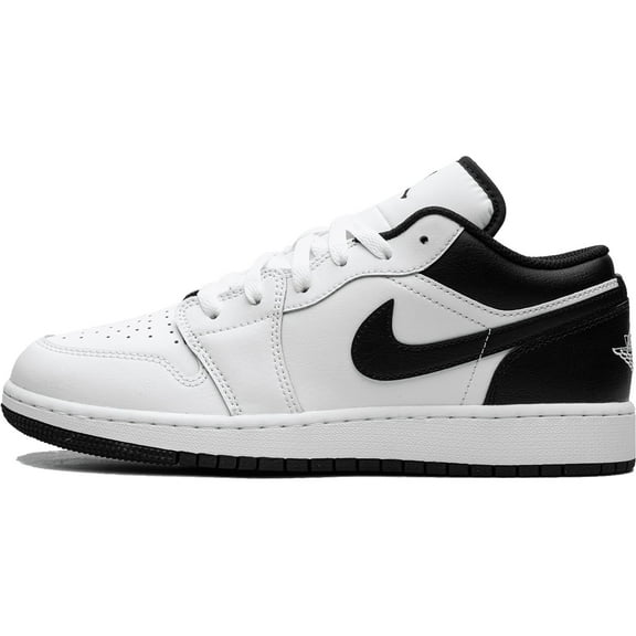 JORDAN GRADE SCHOOL Air Jordan 1 Low GS "WHITE BLACK" 553560 132 from Stadium Goods
