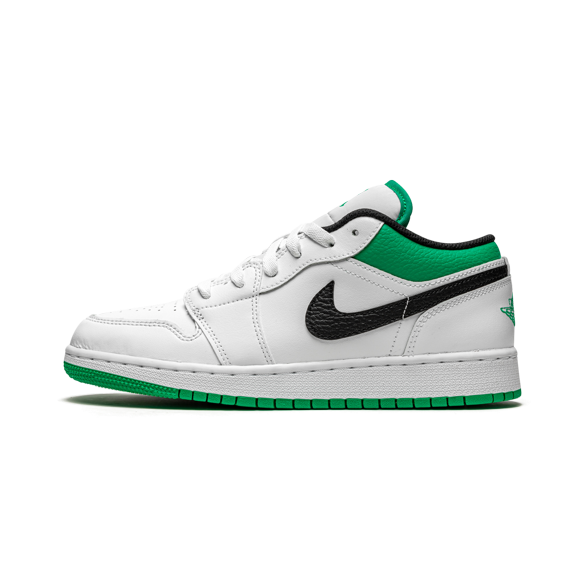 JORDAN GRADE SCHOOL Air Jordan 1 Low GS "White / Stadium Green" 553560 129 553560 129 from Stadium Goods