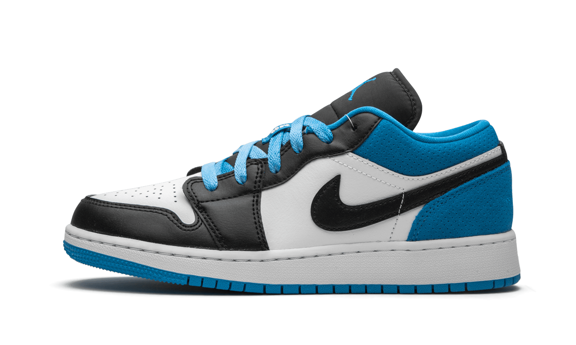Nike Air Jordan 1 Retro Low OG Dark Powder Blue UNC GS CZ0858-104 Size 6.5y / 8w Nike Air Jordan 1 Retro Low OG Gs Black Dark Powder Blue  main image 4