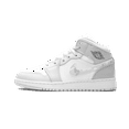thumbnail image 1 of JORDAN GRADE SCHOOL Air Jordan 1 MID SE GS "Grey Camo Swoosh" DD3235 100 from Stadium Goods, 1 of 8
