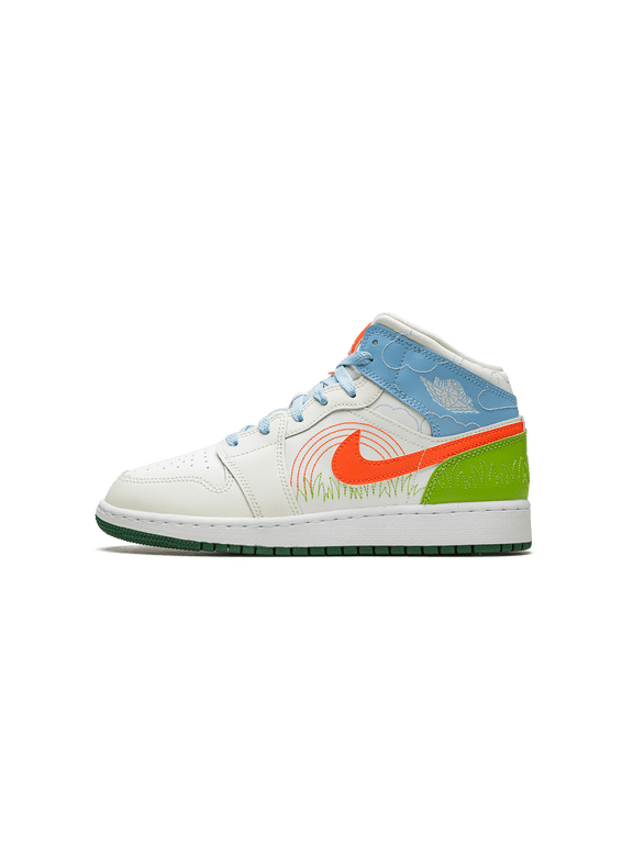 GRADE SCHOOL Air Jordan 1 MID SE GS "Stitch" DX2462 100 DX2462 100 from Stadium Goods