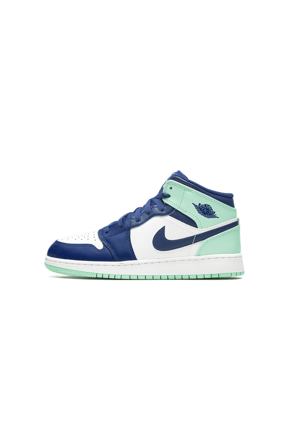 GRADE SCHOOL Air Jordan 1 Mid GS "Blue Mint" 554725 413 554725 413 from Stadium Goods