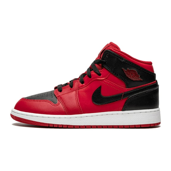JORDAN GRADE SCHOOL Air Jordan 1 Mid GS "Reverse Bred" 554725 660 from Stadium Goods