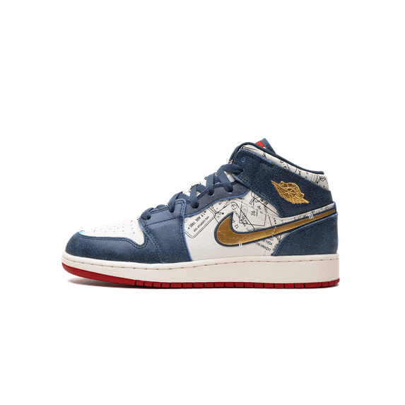 JORDAN GRADE SCHOOL Air Jordan 1 Mid SE GS "Take Flight" FN1353 400 from Stadium Goods