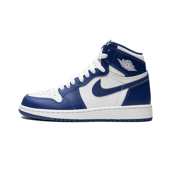 JORDAN GRADE SCHOOL Air Jordan 1 Retro High OG GS "Storm Blue" 575441 127 from Stadium Goods