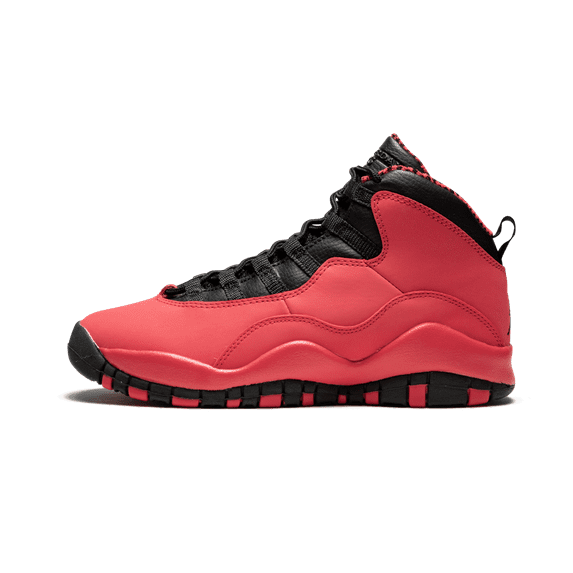 JORDAN GRADE SCHOOL Air Jordan 10 Retro GS "Fusion Red" 487211 605 from Stadium Goods