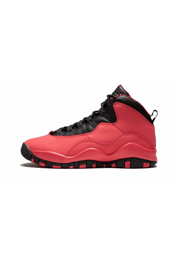 GRADE SCHOOL Air Jordan 10 Retro GS "Fusion Red" 487211 605 from Stadium Goods