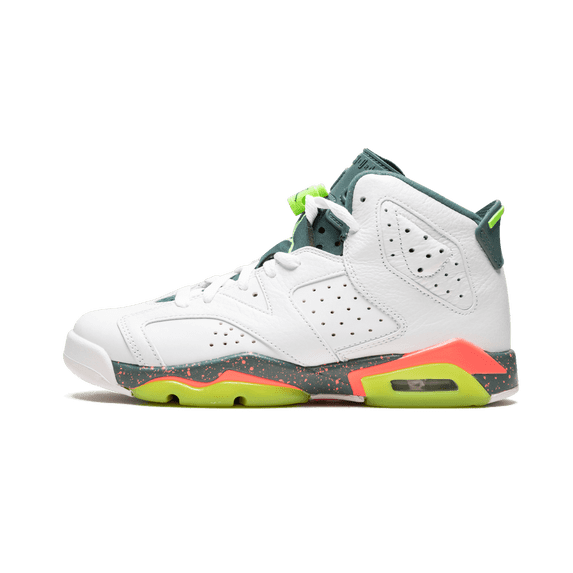JORDAN GRADE SCHOOL Air Jordan 6 Retro GS "Bright Mango/Ghost Green" 384665 114 384665 114 from Stadium Goods