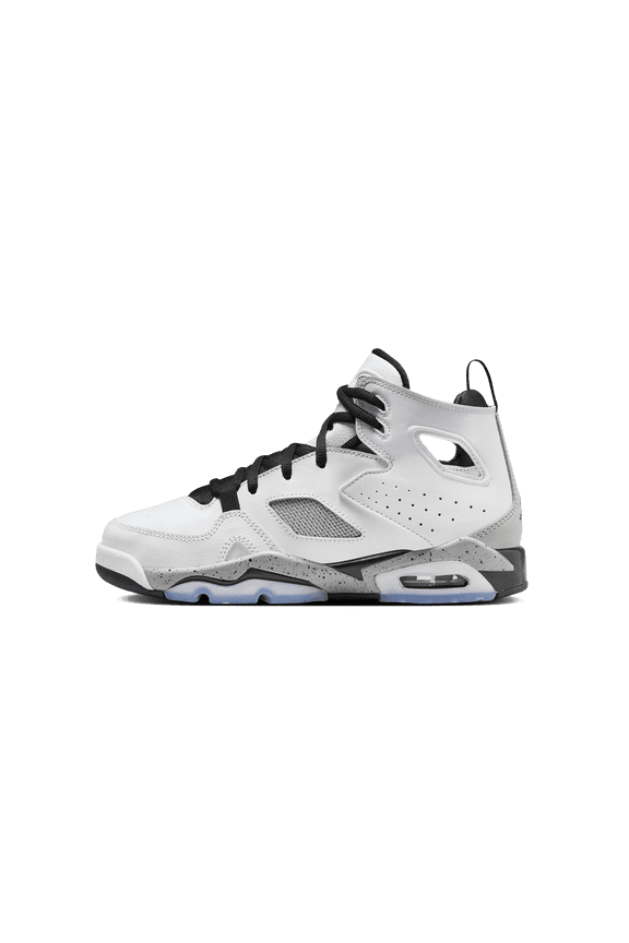 GRADE SCHOOL Jordan Flight Club 91 GS "White Metallic Silver" 555472 102 from Stadium Goods