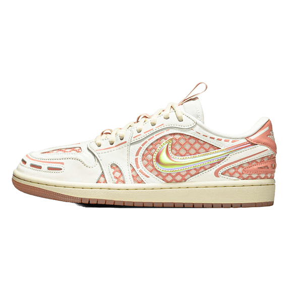 JORDAN MENS Air Jordan 1 Low Method of Make V3 Womens "Sail / Washed Coral" HQ2186 180 HQ2186 180 from Stadium Goods